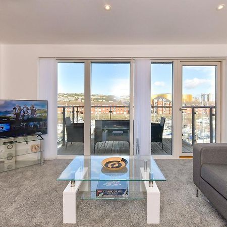 Just Stay Wales - Meridian Wharf, Marina View - 2 Bed Apartment Swansea Exterior foto