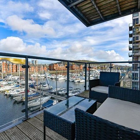 Just Stay Wales - Meridian Wharf, Marina View - 2 Bed Apartment Swansea Exterior foto